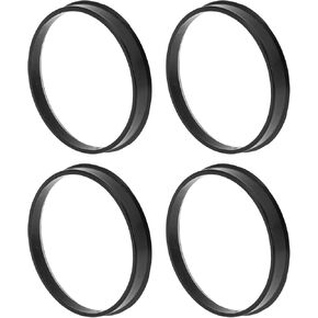 حلقات محور عجلة السيارة Centric OD 72.1mm إلى ID 57.1mm مركزية عمود مركزي تمتص الصدمة الغطرسة بولي كربونات أسود متينة