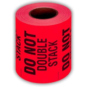 ملصقات ملصقات الشحن الفلورسنت مقاس 3 × 5 بوصات من كينكو للشحن والتعبئة - 500 ملصق لكل لفة in Kuwait