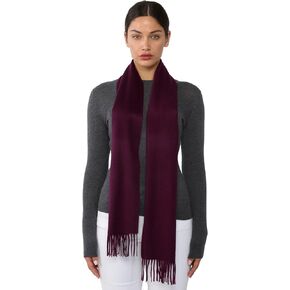 JENNIE LIU Women's 100% Pure Cashmere Scarf for Women