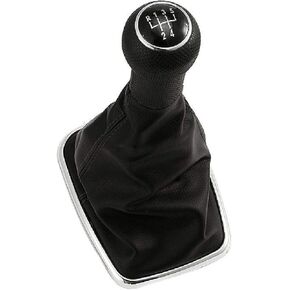 Partol 5 Speed ​​Manual Shift Knob Boot ، Sypter Gear Shifter knob Gaiter Stick Lever Pu Leather for VW Volkswagen MK4 Golf/GTI/R32 1998-2005 ، 1998-2004 Jetta/Bora MK4