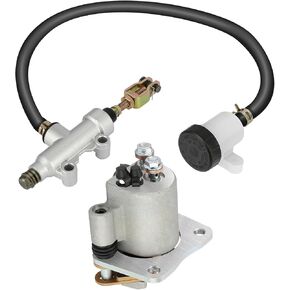 Rear Brake Caliper & Master Cylinder Compatible with Polaris Sportsman 400 450 500 570 800 ETX Hawkeye 325 400, OEM#1911415 1911688 1912301