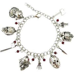Original Design Metal Horror Charm Bracelet for Men and Women