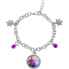 Disney Frozen Charm Bracelet - Jewelry for Women With Frozen Charms