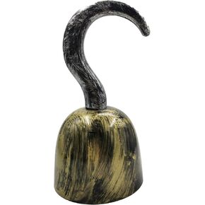 Pirate Hook - Plastic Captain Hook Hand, Captain Hook Costume for Women, Men Black