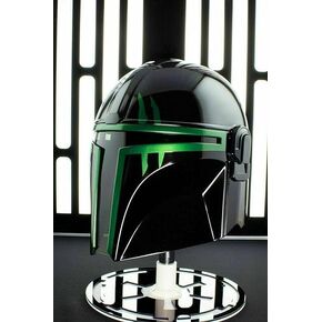 GO NAUTICAL INSTRUMENTS Mandalorian Steel Helmet Medieval Green And Black Series Black Green Wearable