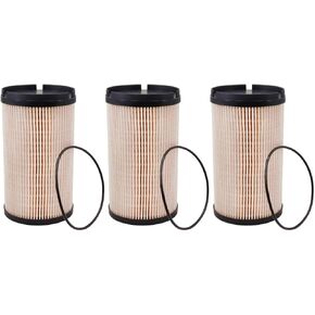 K37-1029 K37-1011 Fuel Filter Replace for K37-1012 FS20172 FS20173 PF46081 Compatible with 2015-2017 Trucks 367 389 587 MX11 MX13 Engines (Pack of 3)