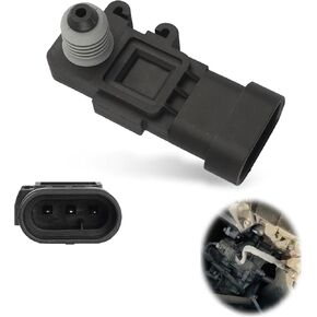 Fuel Tank Pressure Sensor, Fuel Pressure Sensor Replacement OEM #16196060, 16238399, 12219388, Compatible with Chevy Buick GMC Pontiac and More