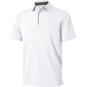 NIASHOT Men’s Polo Shirt Short Sleeve Golf Sports Casual Tee in Kuwait