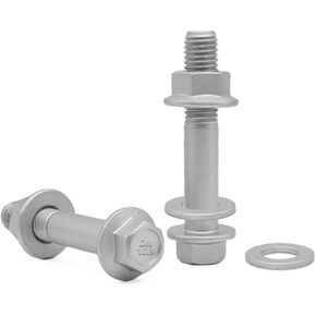 Front Lower Shock Mount Bolts Kit Compatible with Toyota Sequoia 2001-2007, Tacoma 1995-2004, Tundra 2000-2006