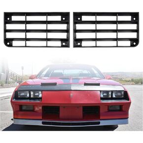 Camaro Z28 Grilles Front Compatible with 1982-1984 3rd/Third Gen Chevrolet Camaro Z28 Black