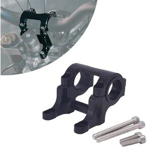 Handlebar Riser Stem Mount for Surron,15MM Height CNC Handle Bar Riser for Dirt Bike Sur Ron Light Bee S/Light Bee X/Sting R/L1E/X260/X160 - Black