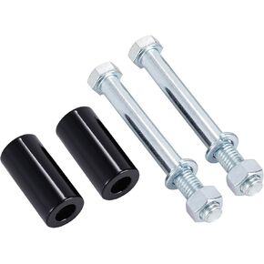 2'' Rise Handlebar Risers Extension For Harley 1'' Handlebars Black Motorcycle Spacers Made of Alloy Steel