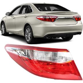labwork 1-Pack Left Driver Side Tail Light Replacement for 2015 2016 2017 Toyota Camry Outer Rear Brake Lamp Assembly TO2804121 8156006640