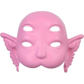 Pink Cosplay Therian Masquerade Half Face Mask Diy Cry Cry Baby Mask Assume Halloween