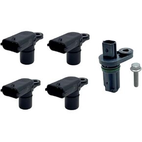 4pcs مستشعر وظائف الحدبات 12615371 و 1pcs مستشعر موضع العمود المرفقي 12615626 متوافق مع جيب STS