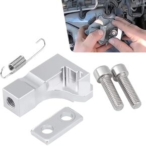 قوس بإصلاح مشعب المدخول ، سبيكة P2015 مجموعة قوسين كود ، OEM # 03L129711E 03L129711AG 03L129086 ، متوافقة مع فولكس واجن أودي سكودا (الفضة)