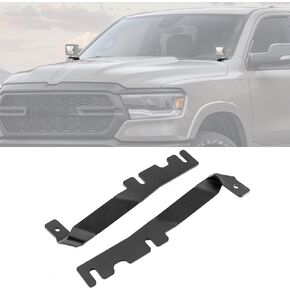 Ditch Hood Mount Brots Brackets العلوي LED LED BODS قوس متوافق مع Dodge RAM 2500/3500 2019-2024 (بدون حفر)