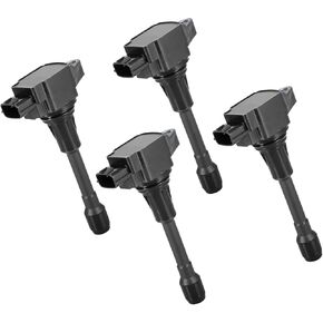 4pcs Car Ignition Coil Engine Ignition Coil Replacement 22448JA00A 22448-1KT0A for Nissan Altima Rogue for Infiniti QX70 Q70L Replacement