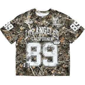 SOLY HUX Boy's Camo T Shirt Number Graphic Tees Short Sleeve Crew Neck Vintage Y2k Jersey Summer Tops