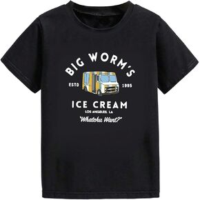 SweatyRocks Boy's Cute Graphic Tees Letter Print Short Sleeve Crew Neck T Shirts