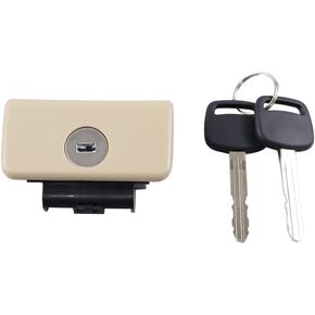 Glove Box Latch With Key Open Handle Compatible with Toyota Corolla Camry 2003-2008 Fj cruiser 2007-2014 Scion XA XB 2004-2006 (Gray)