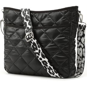 Quilted Crossbody Bags for Women, Unique Pattern Strap Quilted Bag, Crossbody Purses for Women, Quilted Puffer Bag for Women