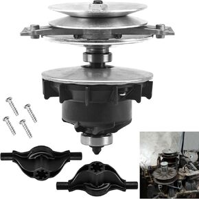 Transmission RT400 Variator Drive Pulley GT79398 MIA13031 Compatible with John Deere X105 E100 X106 D105 GT79398-B GT79398-A, Maintains Stable Belt Tension and Transfer Operation