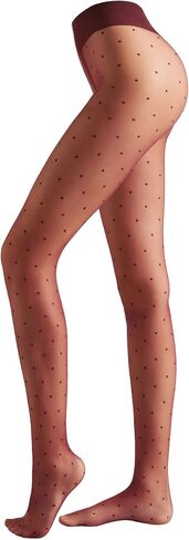 Woman's Sheer polka dot tights in Saudi Arabia