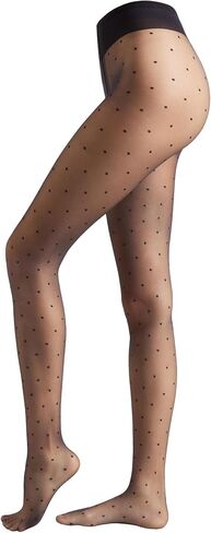 Woman's Sheer polka dot tights in Saudi Arabia