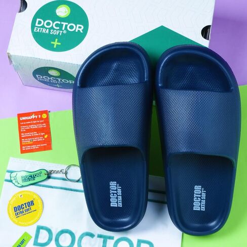 Men's Classic Ultra Soft Sliders/Slippers with Cushion FootBed for Adult | Comfortable & Light Weight | Stylish & Anti-Skid | Waterproof & Everyday Flip Flops for Gents/Boys D-504 in Saudi Arabia