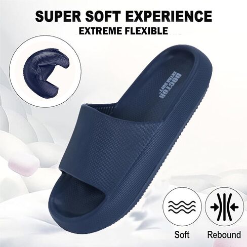 Men's Classic Ultra Soft Sliders/Slippers with Cushion FootBed for Adult | Comfortable & Light Weight | Stylish & Anti-Skid | Waterproof & Everyday Flip Flops for Gents/Boys D-504 in Saudi Arabia