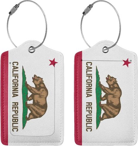 2 Pack Retro Trendy Pink Bow Luggage Tags for Suitcases, PU Leather Bag Travel Suitcase Name ID Label and Metal Loop for Women Men Baggage Bag in Saudi Arabia