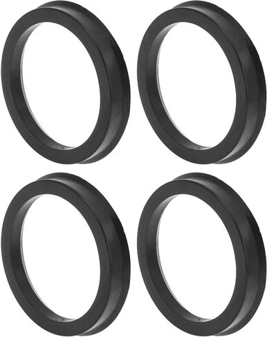 Car Wheel Hub Centric Rings OD 72.1mm to ID 57.1mm Wheels Center Shaft Shock Absorbing Hubrings Polycarbonate Black Durable in Kuwait