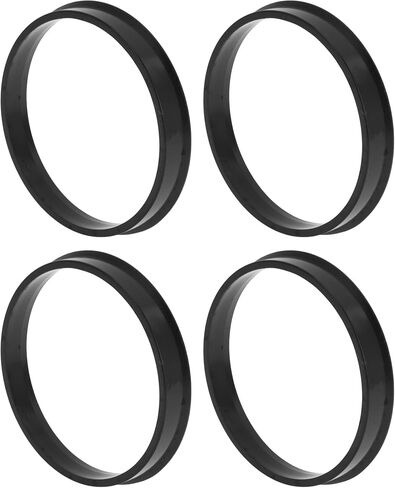 Car Wheel Hub Centric Rings OD 71.6mm to ID 67.1mm Wheels Center Shaft Shock Absorbing Hubrings Polycarbonate Black Durable in Saudi Arabia