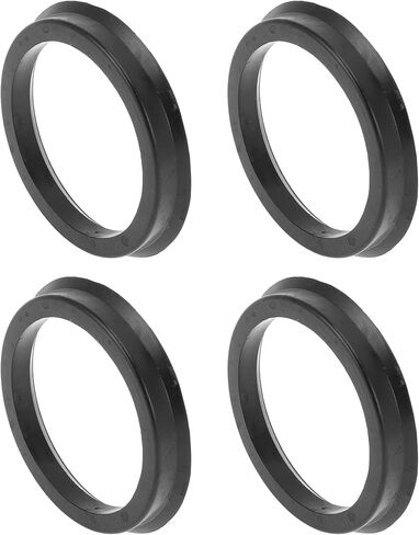 Car Wheel Hub Centric Rings OD 71.6mm to ID 67.1mm Wheels Center Shaft Shock Absorbing Hubrings Polycarbonate Black Durable in Saudi Arabia