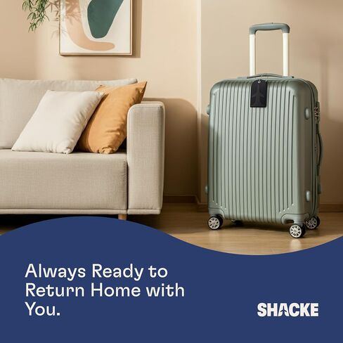 Shacke Luggage Tag 2pcs Premium ID Card for Travel Luggage & Suitcase (Pure Black) in Saudi Arabia