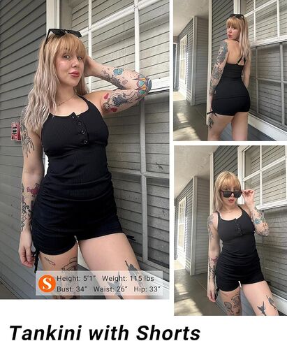 Daci Tankini Swimsuits للنساء - من قطعتين التحكم في البطن. in Kuwait
