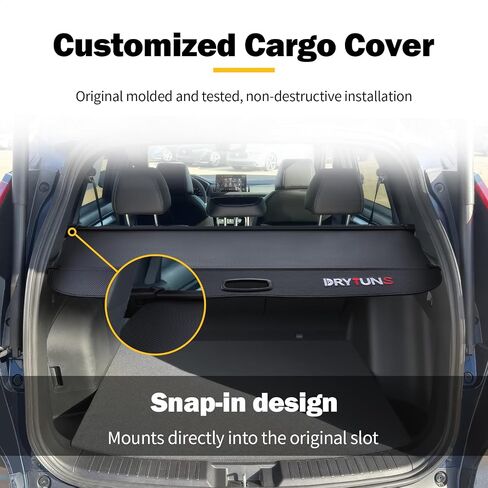 Cargo Cover for Honda CRV 2023 2024 2025, Trunk Cover Retractable for 2023-2025 Honda CRV | Include Hybrid | Security Shield Privacy Shade (Without Hooks) in Saudi Arabia