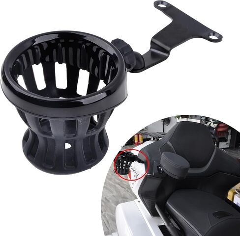 PANICAL Motorcycle for Honda Goldwing GL1800 2021-2025 Rear Passenger Armrest Cup Holder Stand Collocation 17mm TPU Ball Head Universal 0.6'' 5/8'' (Right Silver Cup Holder 3 Sets) in Saudi Arabia