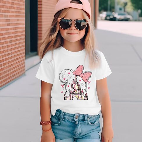 Magic Kingdom Shirts for Girls Magical Castle Graphic Cute T Shirt Kids Toddler Holiday Vacation Trip Tee Tops in Saudi Arabia