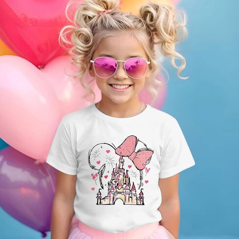 Magic Kingdom Shirts for Girls Magical Castle Graphic Cute T Shirt Kids Toddler Holiday Vacation Trip Tee Tops in Saudi Arabia