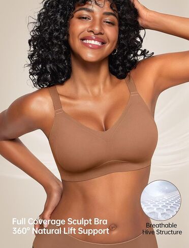 Vertvie Bras for Women No Underwire Wireless Up Up Seamfless Compleice Compans Sports Sports Eday in Saudi Arabia