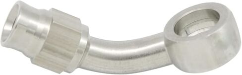 Stainless Steel 45 Degree Brake Hose End Fitting Banjo Eye Hole Diameter 10.2mm M10 to AN3 PTFE Brake Hose Line With Brass Olive in Saudi Arabia