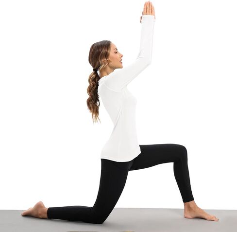 Zando Rash Guard for Women UPF 50+ SPF UV Sun Protection Hiking Long Sleeve Workout Tops for Women Dry Fit Swim Shirt in Saudi Arabia
