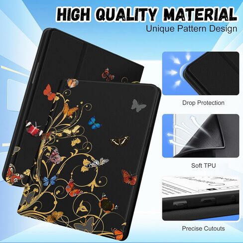 for Amazon Kindle Scribe Case Folio Cover 10.2 Inch for Women Girls Cute Fashion Design Girly Kawaii Quotes Pretty Teens Unique Aesthetic E-Book Cases for Kindle Scribe 10.2" in Kuwait