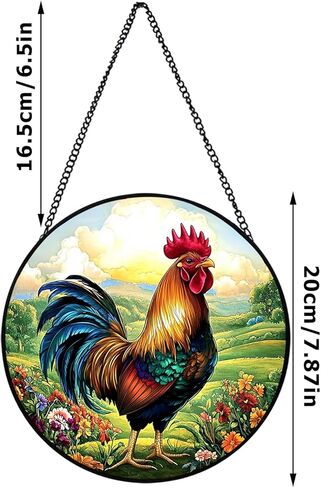 Dragon Fairy Suncatchers for Windows, 20cm/7.87in Dragon Stained Glass Ornaments Dragon Sun Catcher Decor Fairy Gifts for Women in Kuwait