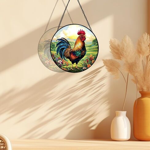 Dragon Fairy Suncatchers for Windows, 20cm/7.87in Dragon Stained Glass Ornaments Dragon Sun Catcher Decor Fairy Gifts for Women in Kuwait