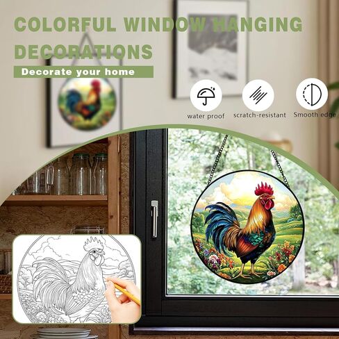 Dragon Fairy Suncatchers for Windows, 20cm/7.87in Dragon Stained Glass Ornaments Dragon Sun Catcher Decor Fairy Gifts for Women in Kuwait