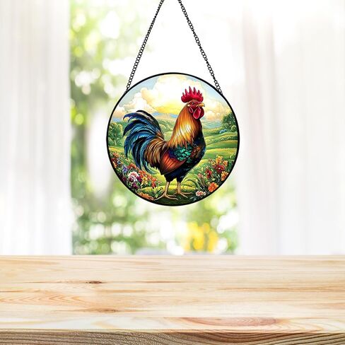 Dragon Fairy Suncatchers for Windows, 20cm/7.87in Dragon Stained Glass Ornaments Dragon Sun Catcher Decor Fairy Gifts for Women in Kuwait