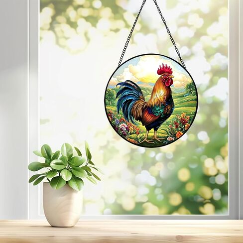 Dragon Fairy Suncatchers for Windows, 20cm/7.87in Dragon Stained Glass Ornaments Dragon Sun Catcher Decor Fairy Gifts for Women in Kuwait